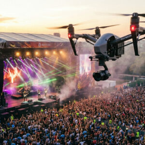drone ile konser Çekimi